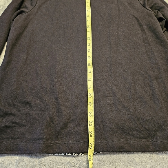 Weekends by Chico's Houndstooth Checkered Zip-Up Jacket Cardigan Size L - Picture 6 of 8